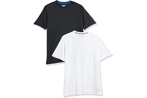 Amazon Essentials Koszulka Active Performance Tech Mężczyźni 2-pack Performance Tech T-shirt (2 w zestawie)