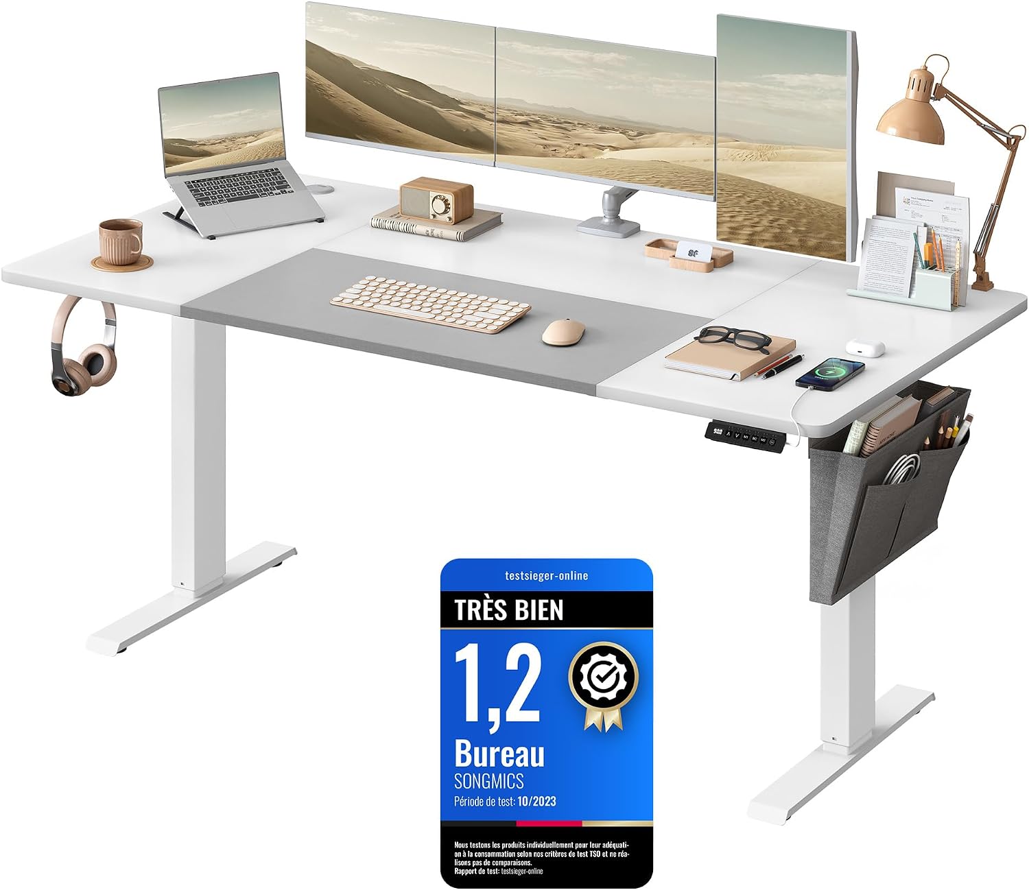 Avis d'Expert & Test Approfondi : SONGMICS Bureau Électrique Réglable en Hauteu (Sélection)