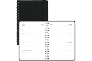 Kalender 2026, Moseem A5 Terminplaner 2026,Kalender 2026 Buchkalender,Planer 2026,Terminkalender 2026,Wochenplaner von Jan.2026-Dez.2026,1 Woche 2 Seite - Schwarz