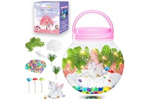 JKGIFTS Einhorn Geschenke fur Madchen,Madchen Geschenke 5-10 Jahre Geschenke Kinder Nachtlicht Spielzeug ab 5-10 Jahre Madchen Bastelset Bastelset Kinder 4-10 Jahre Weihnachten Deko Geschenk Kinder