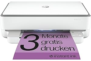 HP ENVY 6020e Multifunktionsdrucker, 3 Monate gratis drucken mit HP Instant Ink inklusive, HP+, Drucker, Scanner, Kopierer, W