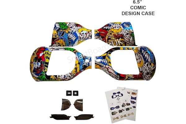 SmartBoardsUK Coque en plastique pour hoverboard 2 roues en plastique 6,5"