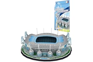 Georgie Porgy Stadion piłkarski 3D, zabawka, model klocków, prezenty urodzinowe dla dzieci (Etihad Stadion 47 sztuk)