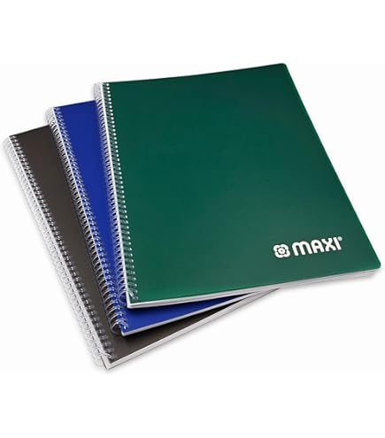 Amazon Basics Wirebound Notebook, Assorted Colour, 70 Sheets / 140
