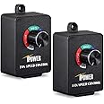 iPower 2-Pack Variable Fan Speed Controller Adjuster for Duct Inline HVAC Exhaust Vent Blower, 2 Pack