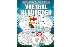 Voetbal Kleurboek - Beste Voetbalclubs: Kleur de Wapenschilden van Topclubs – Perfect voor Jonge Voetbalfans