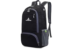 Wandering Star® Mochila de Viaje 45 x 36 x 20 easyJet, Mochila Plegable 32 litros Mochila de Senderismo Impermeable Ultraligero Mochila Trekking Para Hombres Mujeres