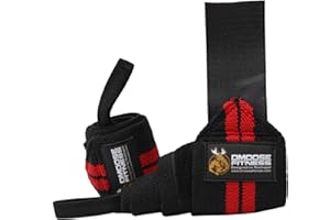‎DMOOSE FITNESS DMoose Wrist Bandages Pack of 2, Breathable Wrist Wrap with 30 cm and 45 cm Length Wrist Support, Hand Bandage with Velcro Fastening, Wrist Bandages Gym for Gymnastics, Strength Training