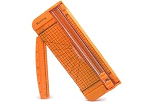 Meafeng Przecinarka do papieru A4, 38 cm PrzenośNa narzędzie do scrapbookingu, do Standardowe CięCie Papieru, Zdjęć, ProjektóW RzemieśLniczych, Etykiet, Nadaje Się do UżYtku Domowego I Biurowego