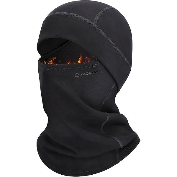 AOPREL Bivakmuts voor kinderen, skimasker, modale wolmix, zacht gezichtsmasker voor jongens en meisjes, winddichte volledige gezichtsbedekking voor koud weer, Lichtgrijs, one size
