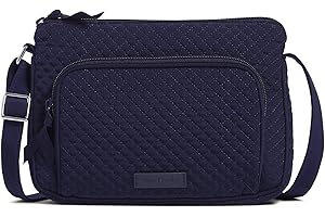 Vera Bradley Damska torebka z mikrofibry Little Hipster crossbody z ochroną RFID