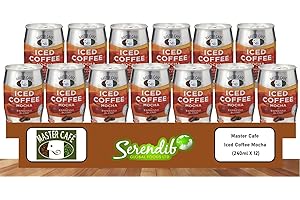 SERENDIB Master Café Iced Coffee Mocha Cans 240ml (Pack of 12)