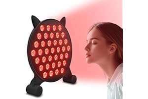 NEEMOSI Luce di Red Light Therapy a Quattro Colori, Pannello di Fototerapia Multibanda con 185 LED, 6 Modalità di Cura Della pelle, Adatto per la Cura Del Viso e il Rilassamento Dei Muscoli Tesi