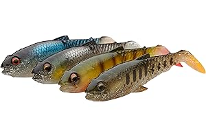 Savage Gear Craft Cannibal Paddletail Gummifisch Gummiköder 4 Stück