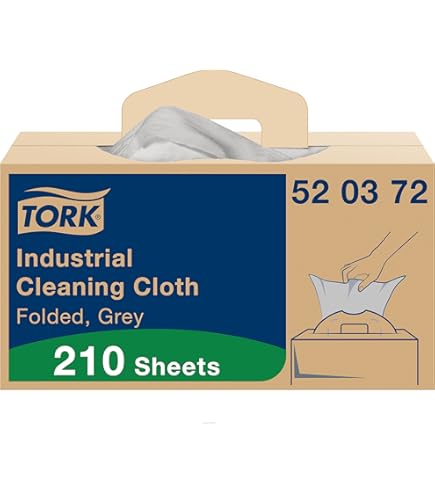 TORK 194650 Long-lasting Folded Cleaning Cloth Yellow W8 (40 Pcs.) | Klium - View #4