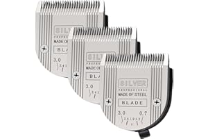 COSYONALL 3PCS 5 in 1 lame di ricambio compatibili con i tagliacapelli Wahl Bravura, Chromado, Creativa, Figura per cani.