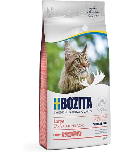 BOZITA Outdoor & Active Elch Trockenfutter Für Katzen – 2 Kg Packung (2er Pack), Schwedische Qualität