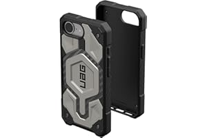 Urban Armor Gear Monarch Pro compatibile Apple iPhone 16e Custodia (Ricarica wireless/magnetica compatibile, Protezione a 5 strati) titanio