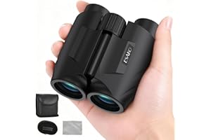 ESAKO 12x30 High Powered Binoculars for Adults & Kids, Compact Waterproof Binocular with Low Light Vision & Large Eyepiece, Easy Focus Small Binoculars for Bird Watching, Hunting, Travel, Sightseeing