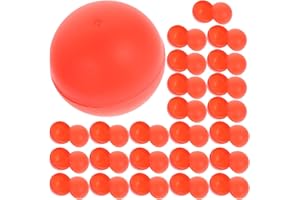 Holibanna Boules de Ping-pong en Plastique Ball de Loterie Activit de Table Boules CreuX Jeu Soirée 40mm 25pcs