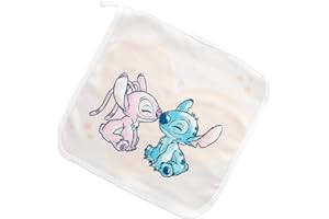 Disney Baby Panno Lavabile Stitch – Set 4 salviette ultra morbide – Per corpo, mani e viso – Lavabili a 40 °C, riutilizzabili e multiuso – Prodotto ufficiale.