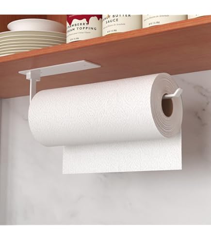 Devesanter hangend kruidenrek, set van 2, met 6 haken, wit, 40 cm, voor kastdeur, eetkamer, doucheruimte