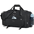Sports Gym Bag with Shoes Compartment and Wet Pocket, 40L Travel Duffle Bag for Men and Women Water-Resistant Sports Holdall for Swimming