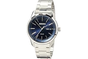 Seiko Męski zegarek kwarcowy stal szlachetna z paskiem ze stali nierdzewnej