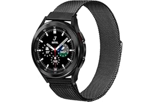 ANNYOO Bransoletka 22 mm kompatybilna z Samsung Galaxy Watch 3 45 mm / Watch 46 mm / Gear S3 Classic / Frontier, metalowa bransoletka do zegarka Huawei Watch GT / GT 2 (46 mm) / Watch GT2 e / GT2 Pro,