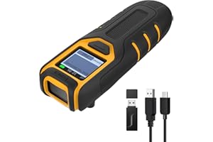 Inateck Skaner kodów kreskowych Bluetooth, 1D 2D QR Code, bezprzewodowy, 2,4 GHz, przenośny, bezprzewodowy skaner kodów kreskowych z ekranem, ręczny skaner z aplikacją i SDK, BCST-47