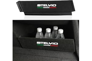 OYDDL 1 organizer per bagagliaio per auto, compatibile con Alfa Romeo Stelvio 2017 2018 2019 2020 2021 2022 2023 2024 accessori