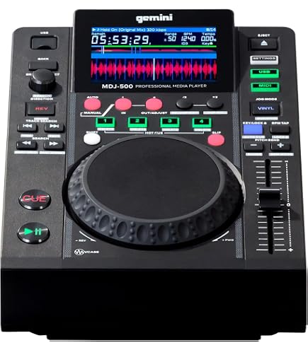 Gemini Sound MDJ Series MDJ-600 Professional Audio DJ Mixer Media