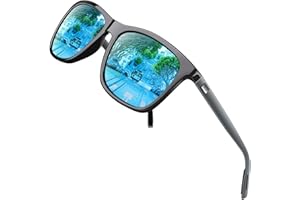 GQUEEN Lekkie polaryzacyjne okulary przeciwsłoneczne Al-Mg Temple Męskie i damskie