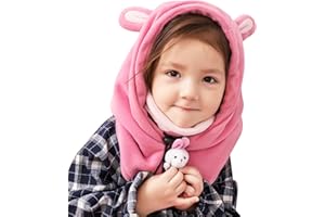 TRIWONDER Passamontagna Bambino Termico, Balaclava Invernale per Sci e Neve, Cappello Sottocasco Caldo in Pile per Bambini Bambina