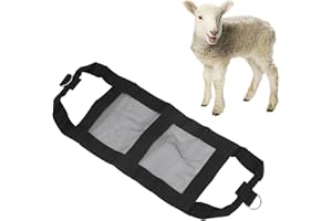 Mumusuki Livestock Weighing Sling with Reinforced Straps, Adjustable Buckles 100kg Capacity Animal Weighing Sling for Calves Lambs Goats Alpacas