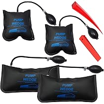 Kit Pompa Ad Aria Per Finestre - 6 Pezzi Cunei Gonfiabili Per Montaggio - Foto 3