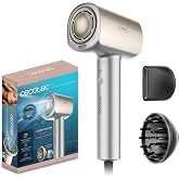 Cecotec Latest Generation DryGlam Nano Plasma Aluminum Brushless Hair Dryer - 110,000 RPM and 1600W Power, Plasma Function, H