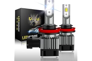 BraveWAY Ampoule H11 LED 70W 18000LM 6000K Lampes Phares Projecteur pour Voiture et Moto 500% de Luminosité Anti Erreur Blanc Xénon étanche Kit De Conversion Ampoule,Lot de 2…