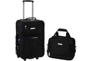 Rockland Fashion Softside Upright Luggage Set