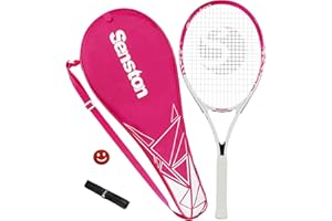 ‎SENSTON Senston Tennisschläger Professioneller Training Tennis Schläger für Damen Herren mit Tennistasche, Overgrip, Vibrationsdämpfer