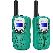 Retevis RA618 Walkie Talkies voor kinderen, speelgoed voor 6-12 jaar oude meisjes en jongens, lange afstand 8 kanalen VOX zaklamp 10 oproeptonen cadeautjes voor kinderen avontuur (roze, 1 paar