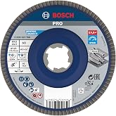 Bosch 1x PRO Metal X571 Yelpaze Taşlama Diski, X-Lock i&ccedil;in A&ccedil;ılı Tasarım (&Ccedil;elik, Paslanmaz &Ccedil;elik, &Oslash; 125 mm, Gran&uuml;lasyon 60, P