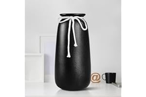 BEINHOME Vasi in Ceramica Altezza 25cm, Vasi di Fiori Decorazione moderna della casa, Grande Vaso di Ceramica per Fiori tavolo libreria camino soggiorno camera da letto ufficio matrimonio festa regalo