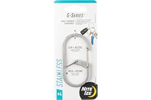 Nite IZE Unisex - Adult G-Series Dual Chamber Carabiner