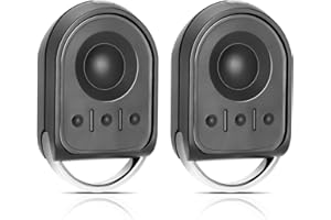 WOWFAST Remplacement Telecommande pour 1841064, Telecommande portail 433,42 MHz 4 Canaux Compatible avec Motorisation Portail et Porte de Garage(Lot de 2)