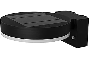 LEDVANCE Oprawa ścienna i sufitowa LED: for ściana, ENDURA® STYLE SOLAR SINGLE CIRCLE / 6 W, 3.2 V, Ciepły biały, 3000 K, materiał: polycarbonate (pc)/acrylonitrile butadiene styrene (abs), IP44