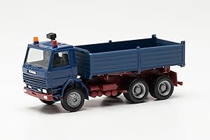 Herpa truck model Scania 113M 380 Kipp-LKW(Herpa BASIC), on a scale of 1:87, plastic miniature, made in Germany, model building, collectors edition