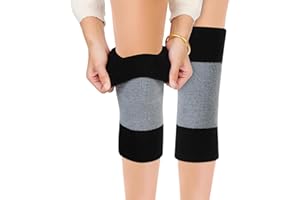 Artibetter Kniewärmer für Damen Herren Winter Wärme, Elastische Kniebandage Dicke Rutschefeste Schmerzlinderung, Knie Manschette, Thermo Kniekompression für Fußball Tanzen Yoga Indoor Sport
