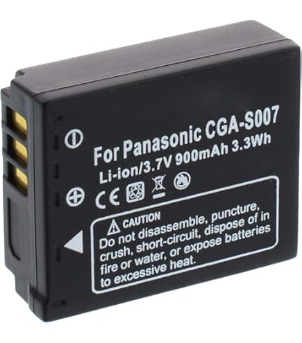 Ladegerät Für CGA-S007 / Panasonic Lumix DMC-TZ1 TZ2 TZ3 TZ4 TZ5