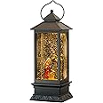 Wondise Nativity Lighted Musical Snow Globe Lantern with 6 Hour Timer, 12 Inch USB Powered and Battery Operated Swirling Water Glitter Christmas Snow Globe Lantern Gifts
